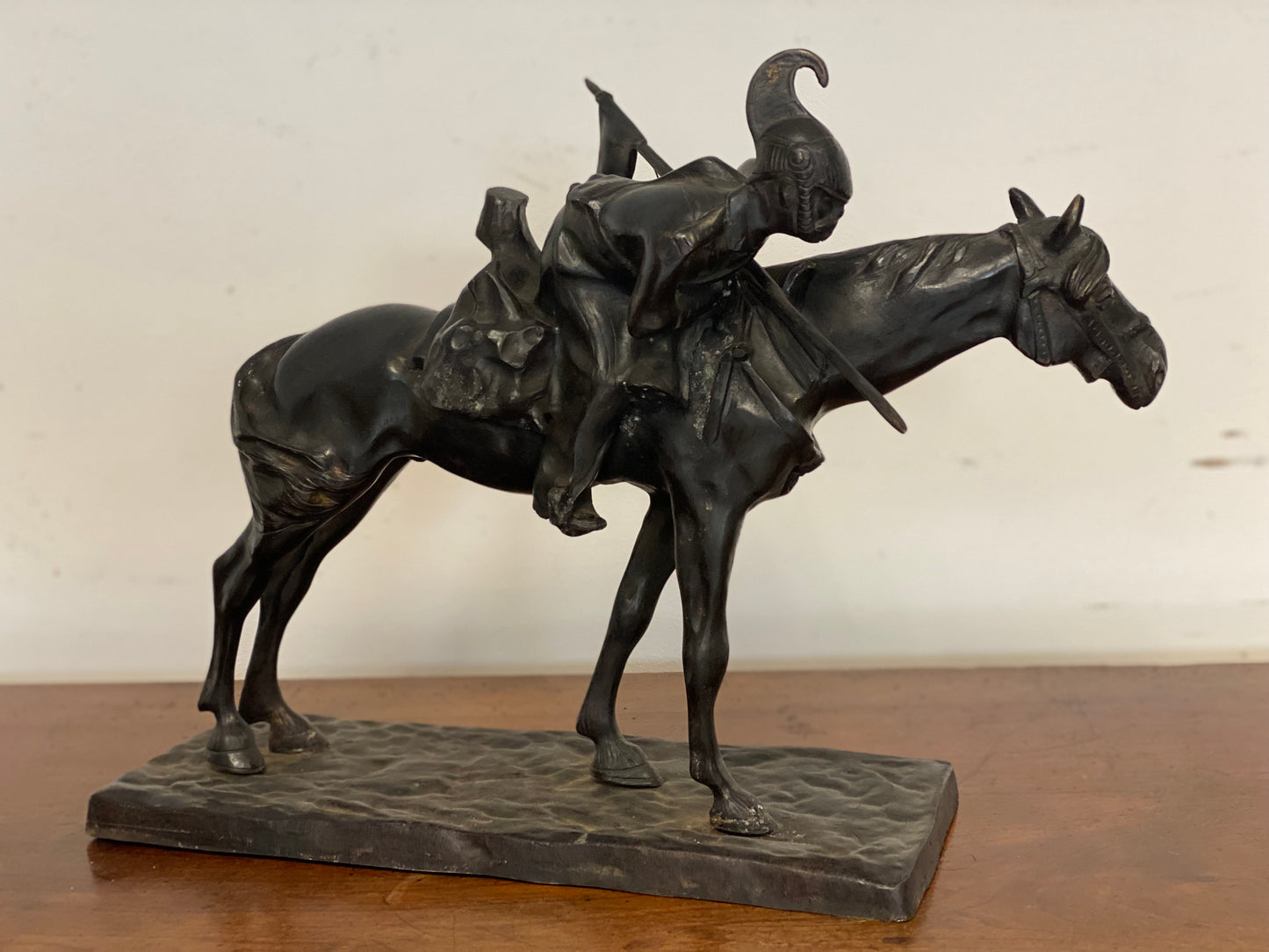 Scultura in bronzo . Francesco Ferruccio Crespi . Busto Arsizio 1861/1891