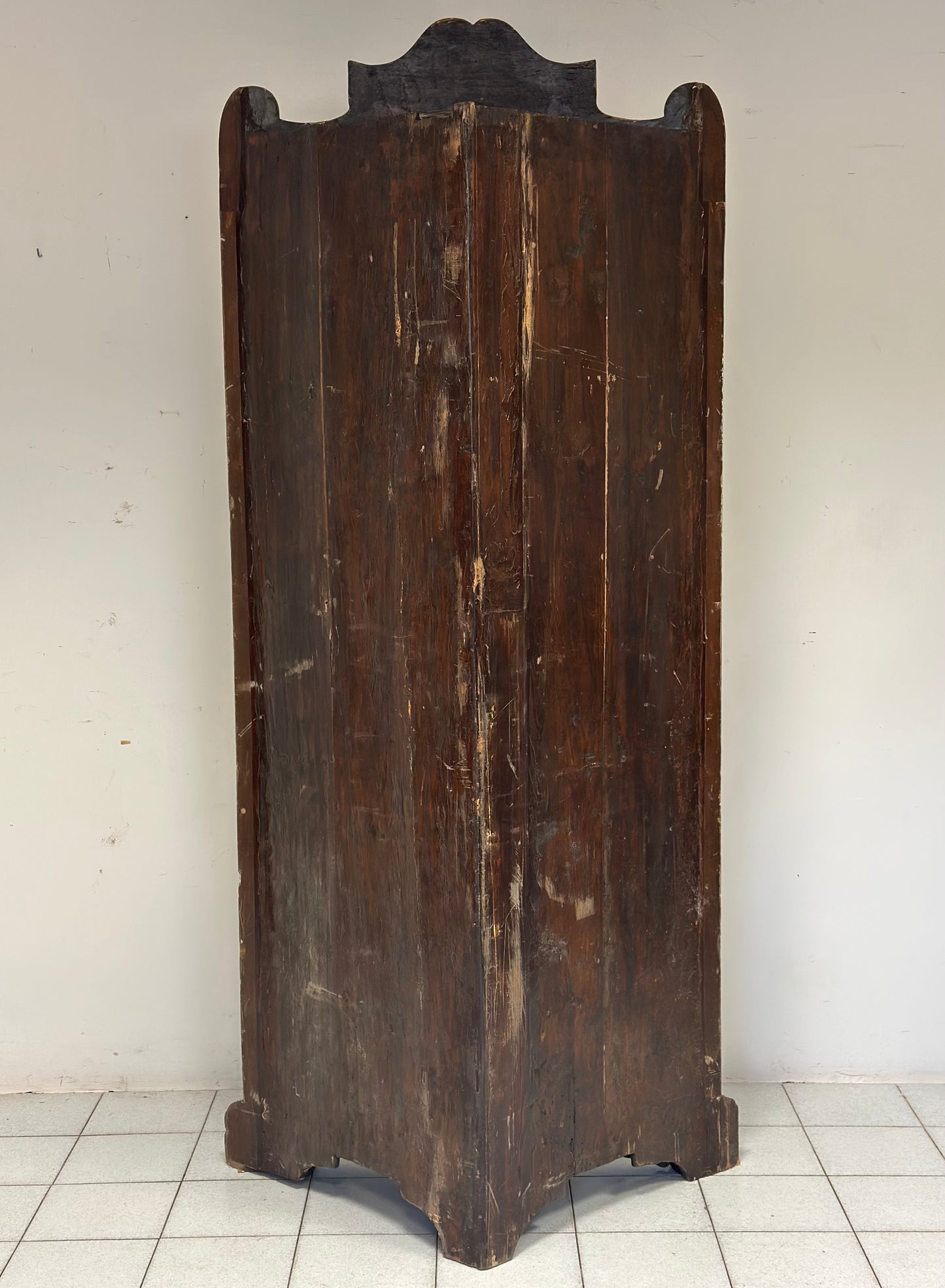 Angoliera vetrina laccata dorata toscana primi 800