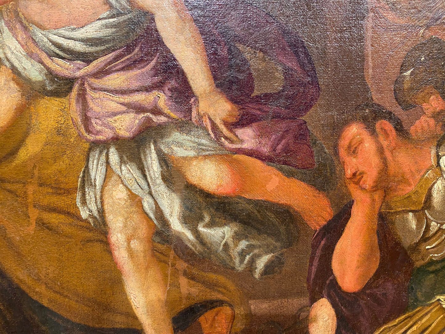 La liberazione di San Pietro olio su tela. XVII secolo