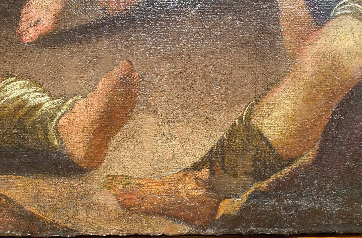La liberazione di San Pietro olio su tela. XVII secolo