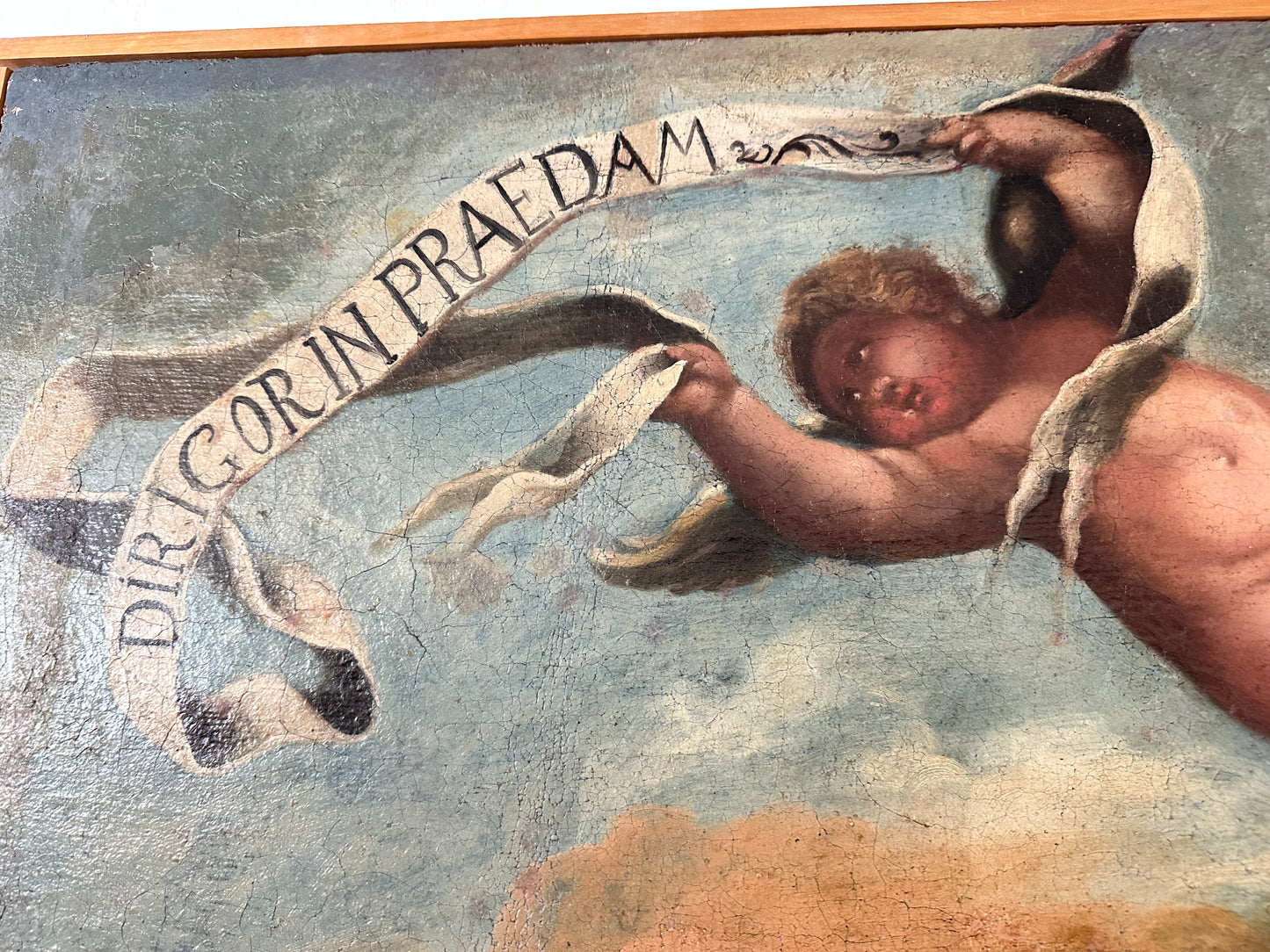 Scena biblica di caccia
Scuola di Salvator Rosa olio su tela
fine XVII secolo