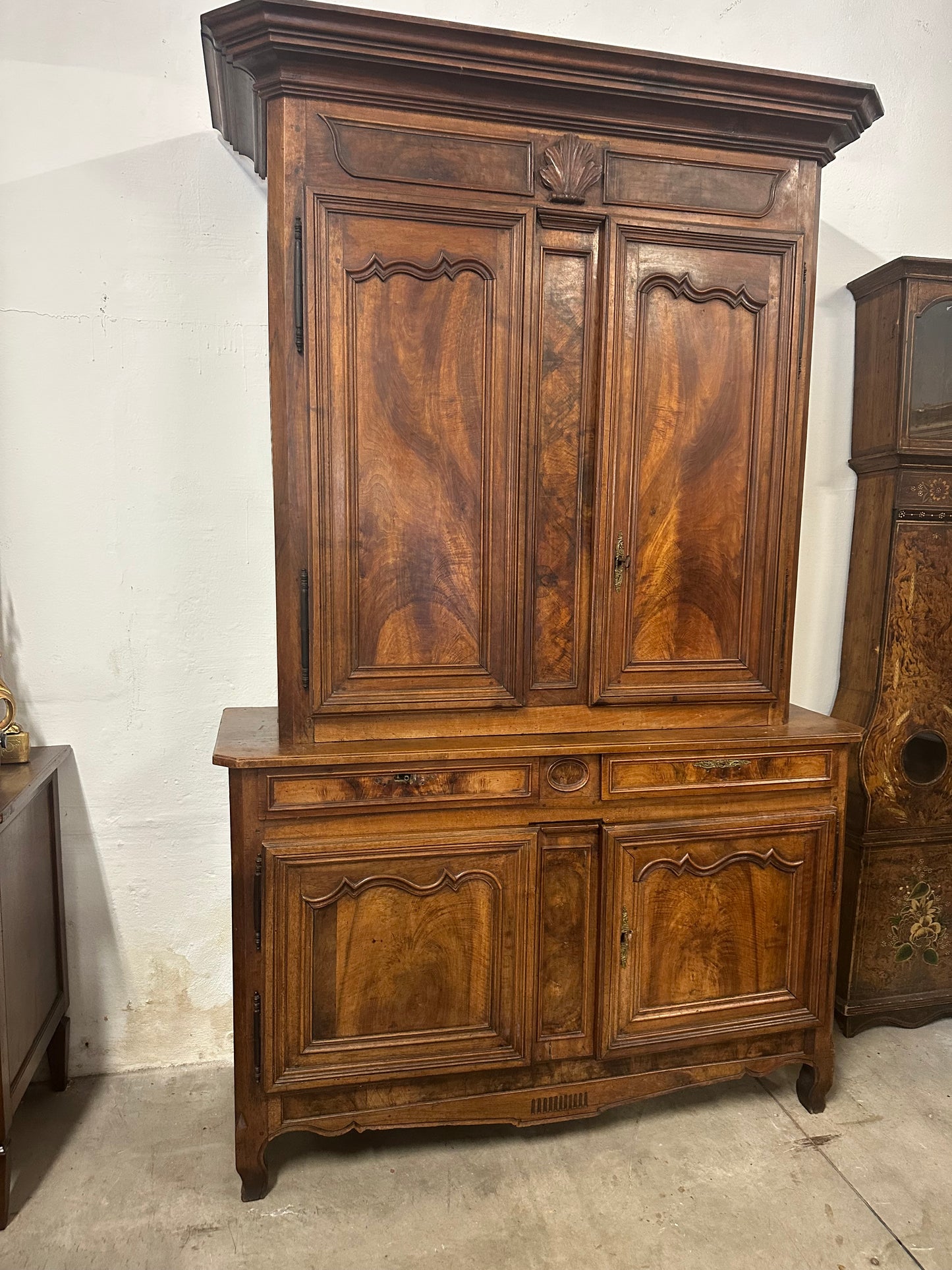 Credenza libreria Luigi XV . XVIII secolo