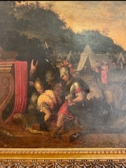 Paesaggio animato con scena biblica Autore (ambito di) : Giovanni Anastasi (Senigallia 1653-Macerata 1704)