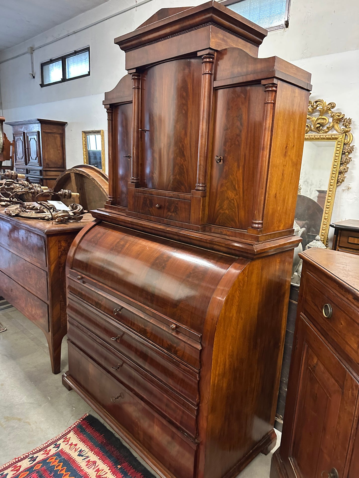 Trumeau biedermeier . Vienna primi del XIX secolo