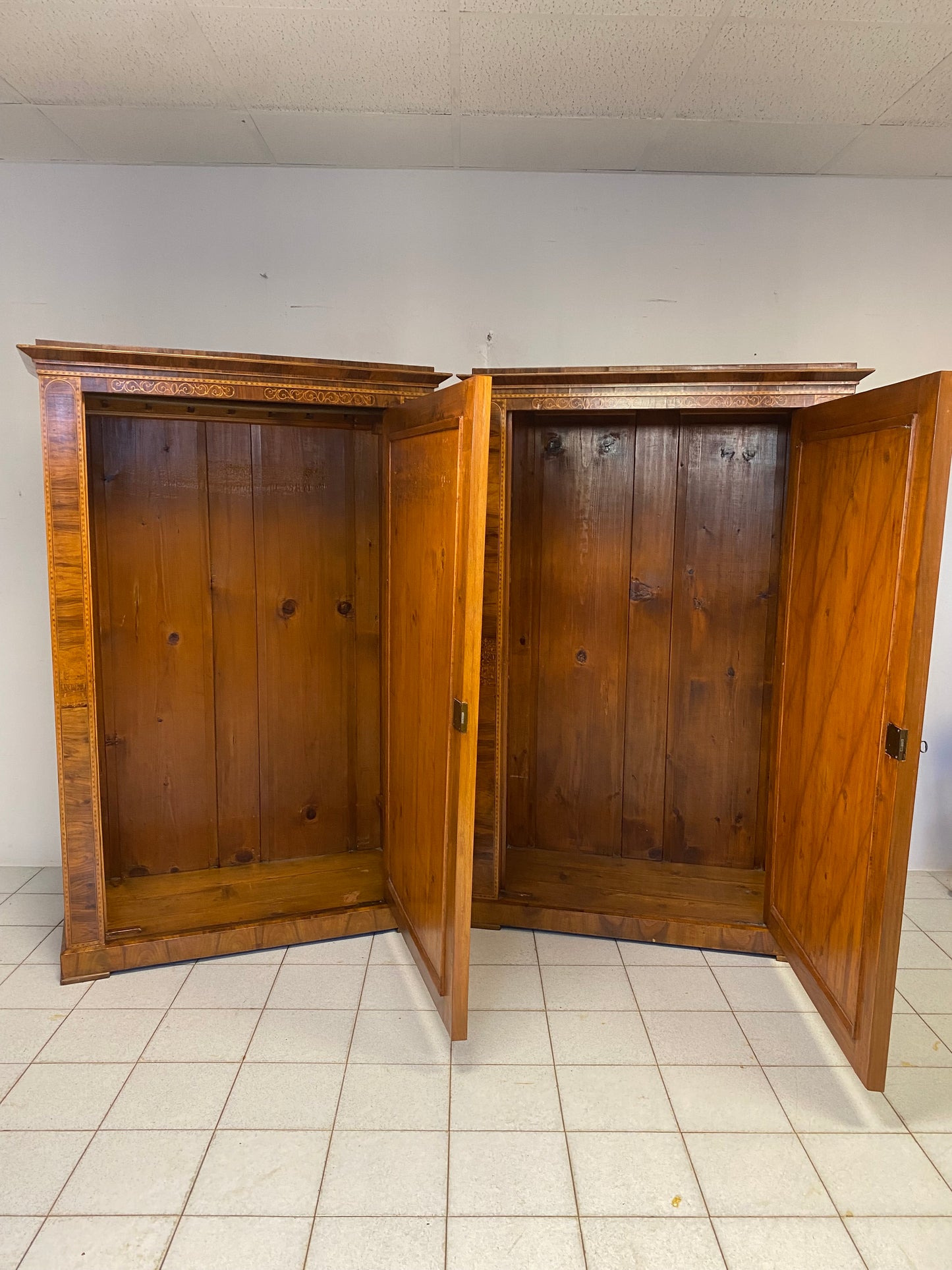 Pair of Biedermeier cabinets. Vienna around 1830