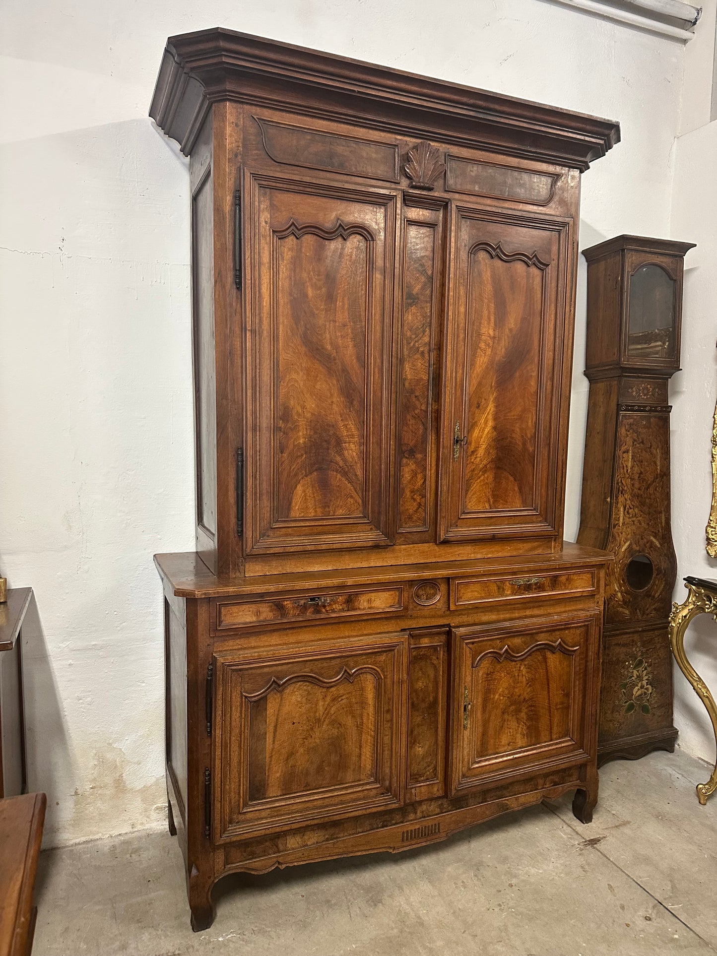 Credenza libreria Luigi XV . XVIII secolo
