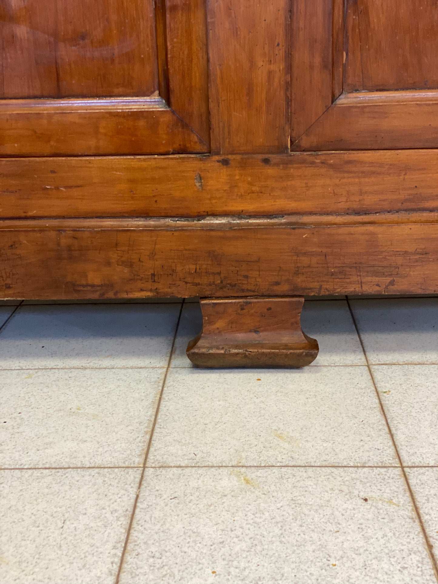 Charles X sideboard with four doors. 218 cm, 19th century