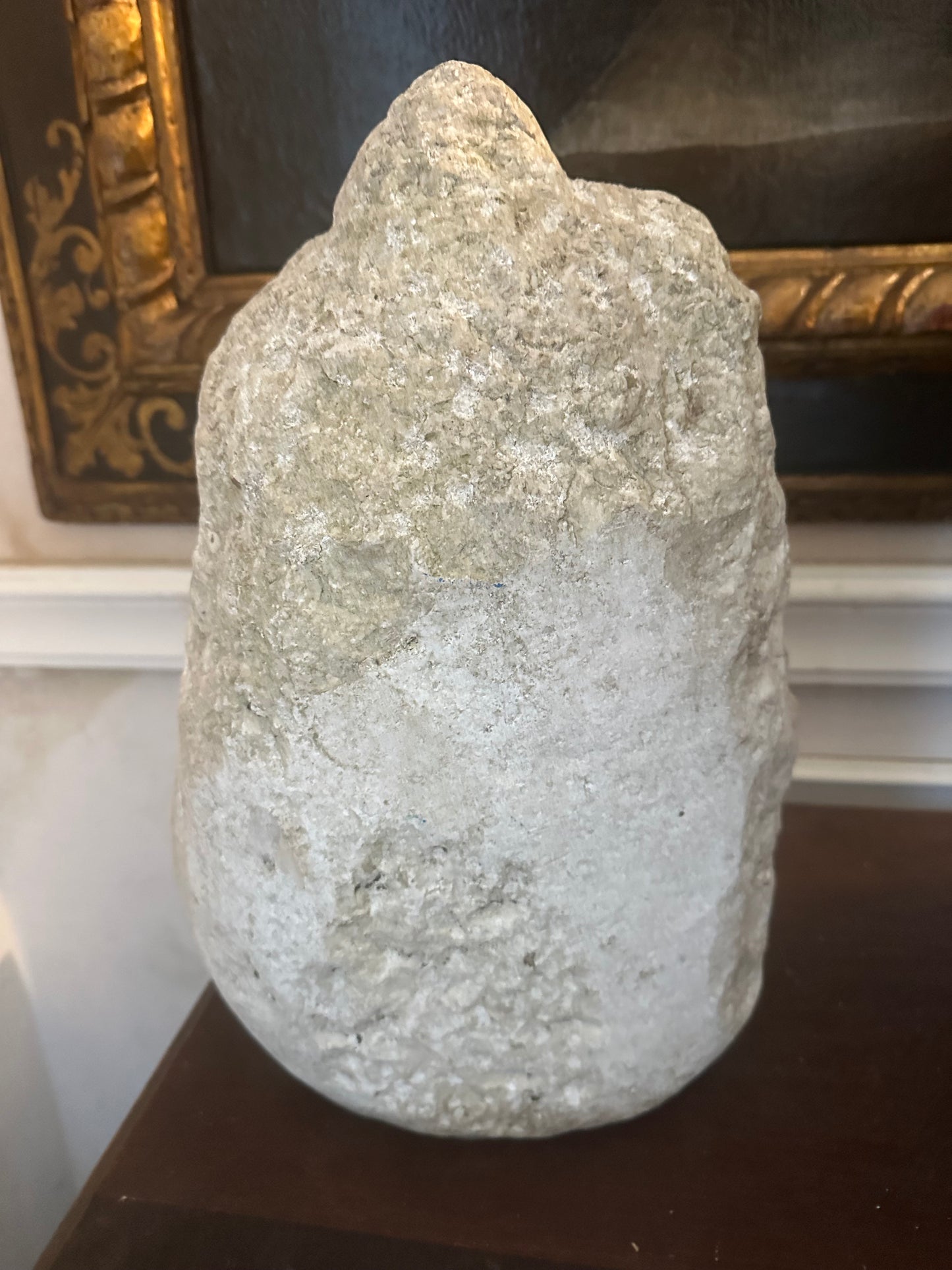 Madonna scultura in pietra fine 500