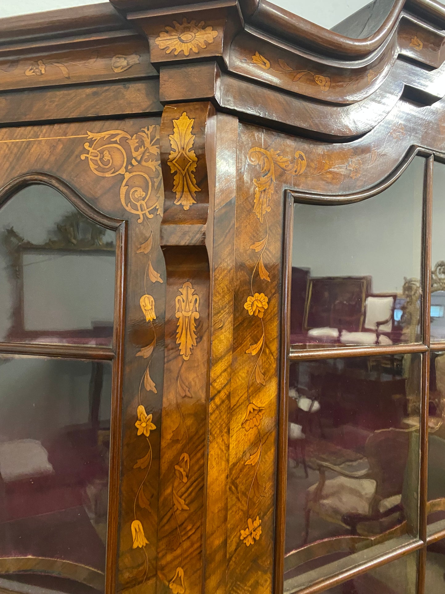 Credenza vetrina olandese .XIX secolo