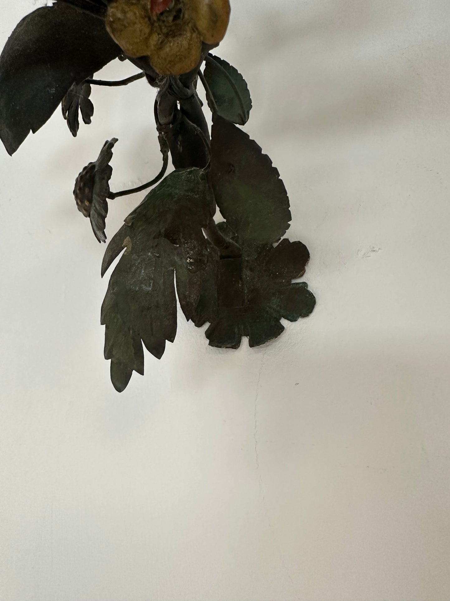 Applique Capodimonte cinque luci . Inizio XX secolo