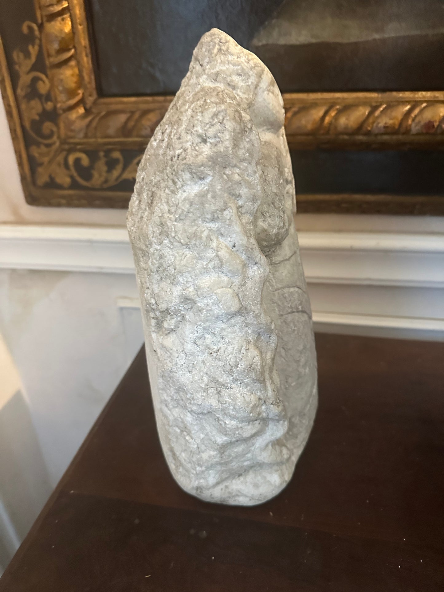 Madonna scultura in pietra fine 500