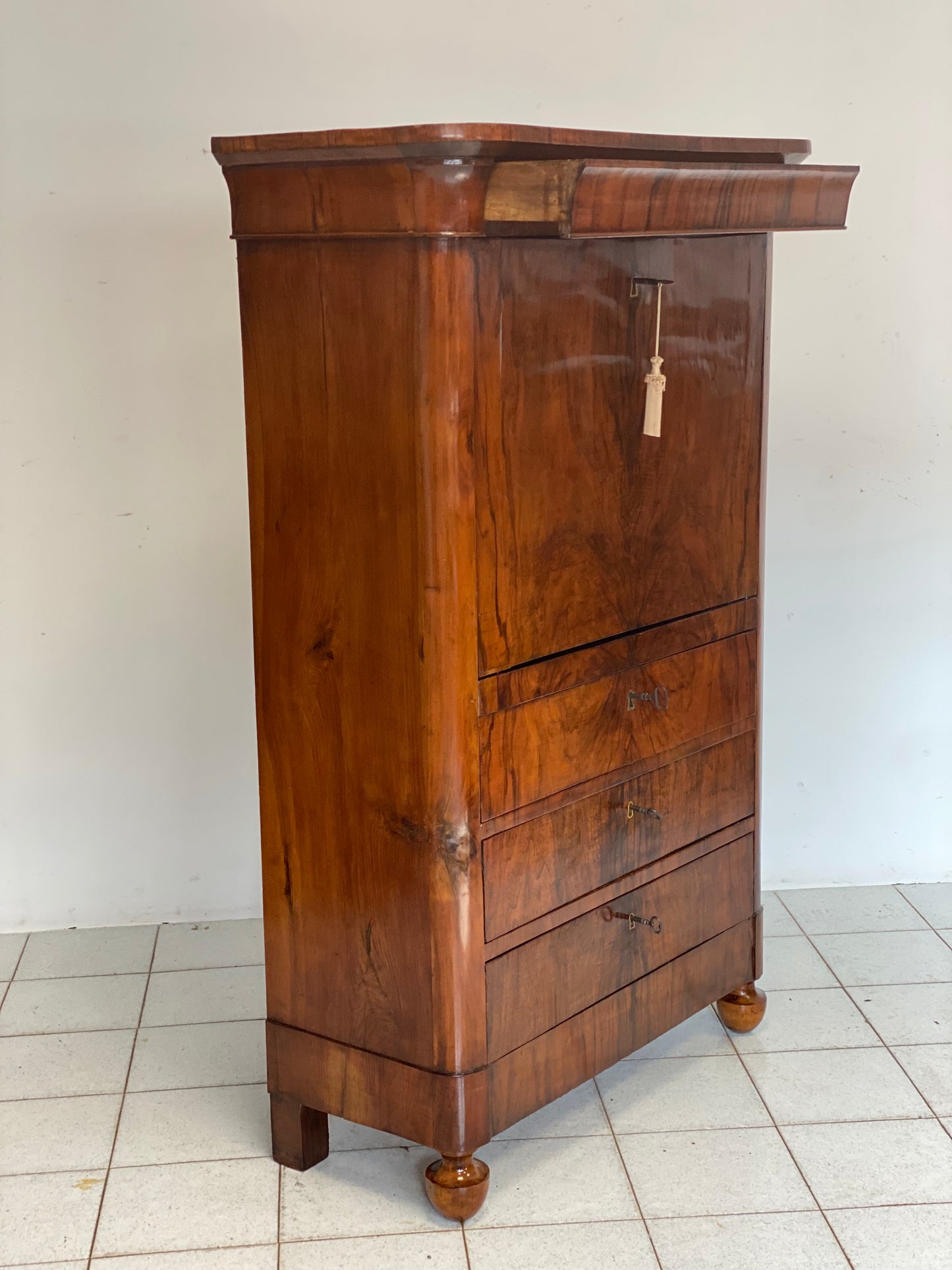 Secretaire Lombardo Carlo X . Milano prima metà 800