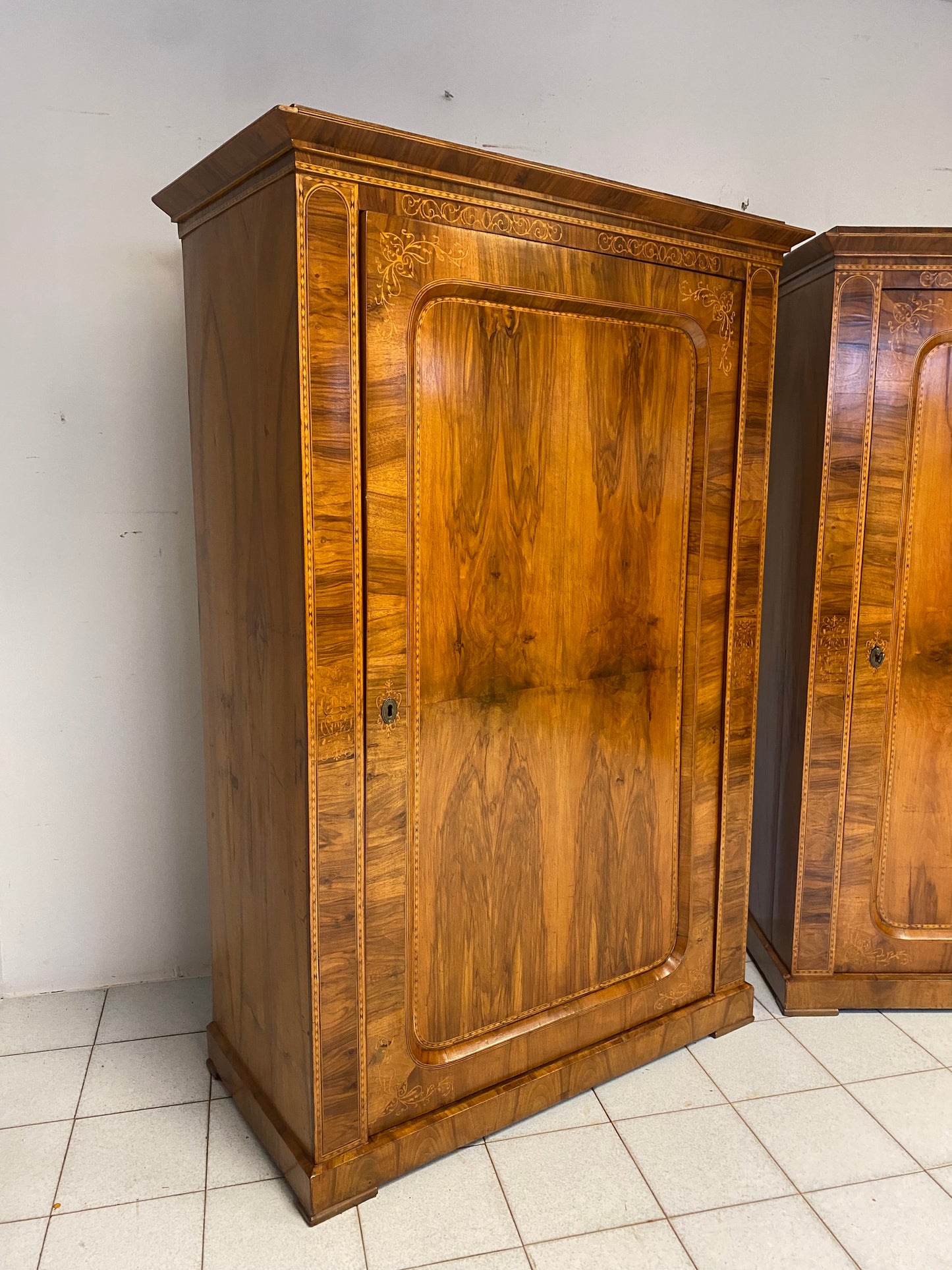 Pair of Biedermeier cabinets. Vienna around 1830