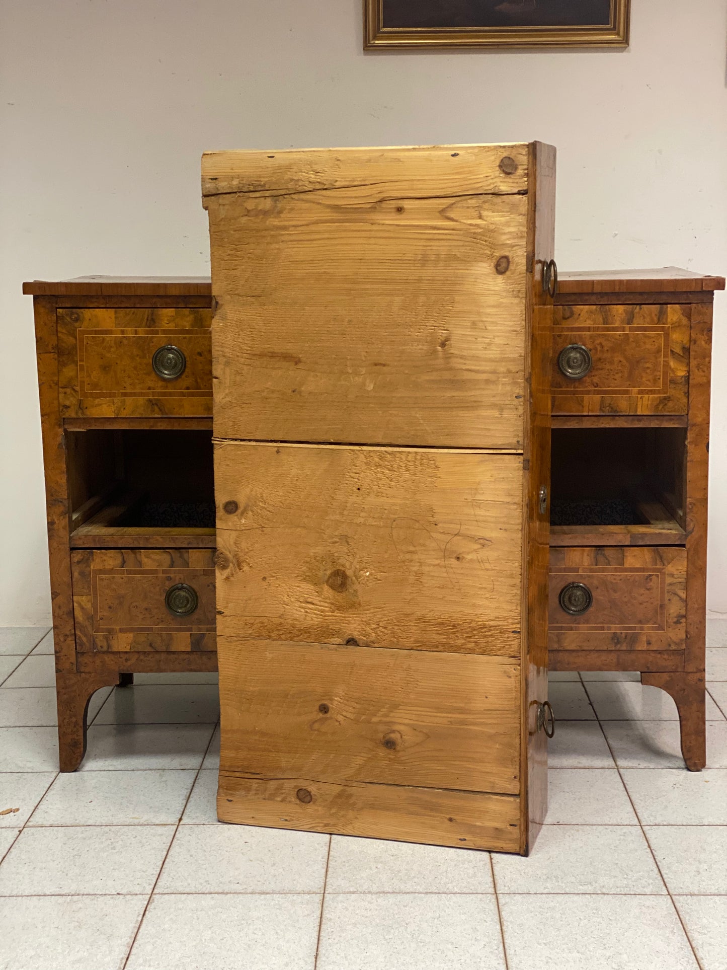 Cassettone Lombardo Luigi XVI fine 700