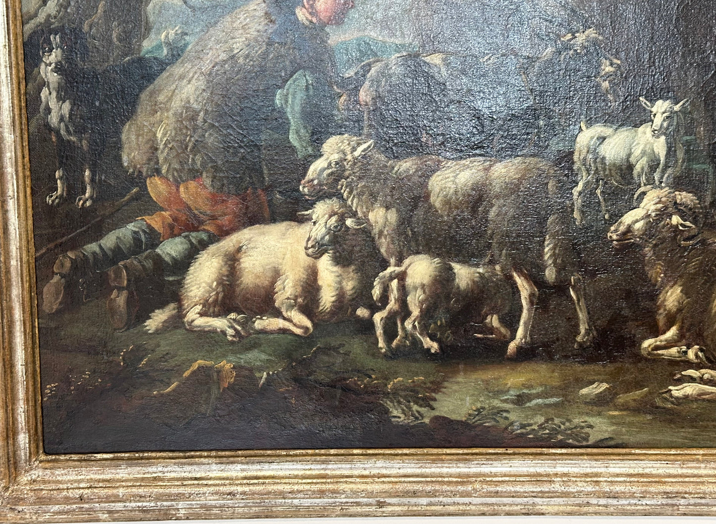 Philipp Peter Roos detto rosa da Tivoli . Francoforte 1657 / Roma 1706