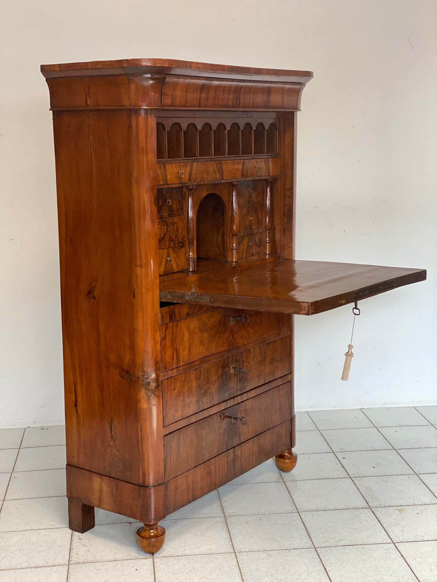 Secretaire Lombardo Carlo X . Milano prima metà 800