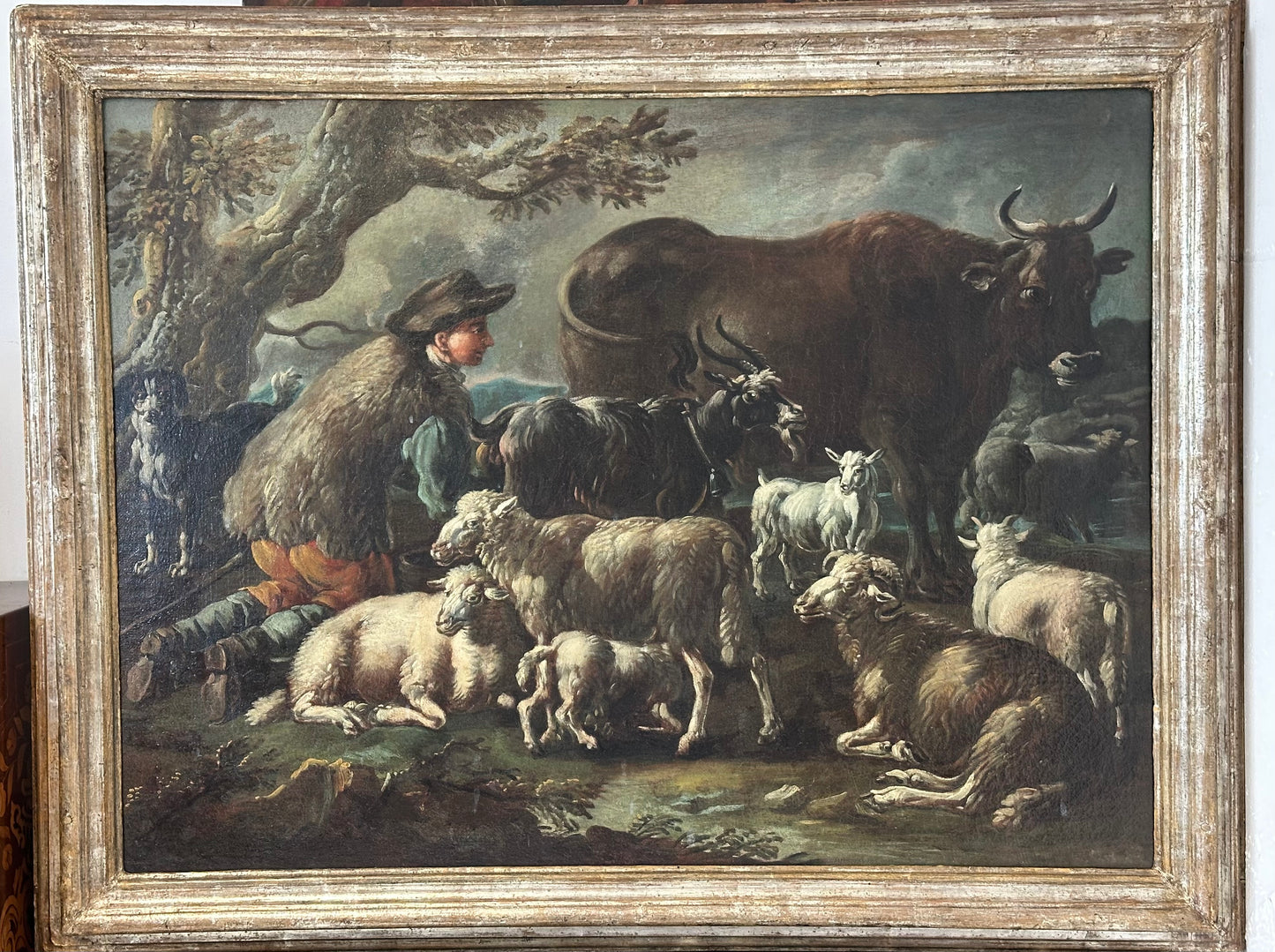 Philipp Peter Roos detto rosa da Tivoli . Francoforte 1657 / Roma 1706