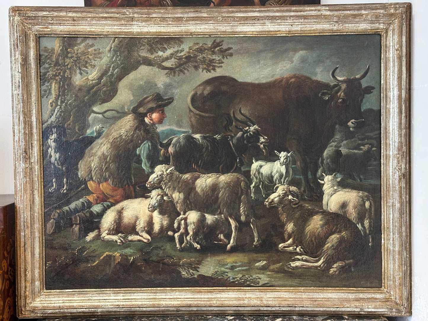 Philipp Peter Roos detto rosa da Tivoli . Francoforte 1657 / Roma 1706