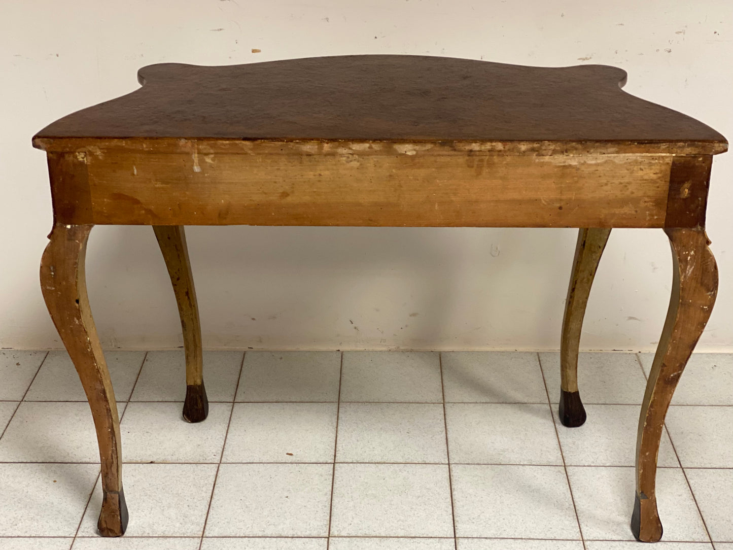 consolle laccata dipinta piano finto marmo .lombardia Piemonte metà 800