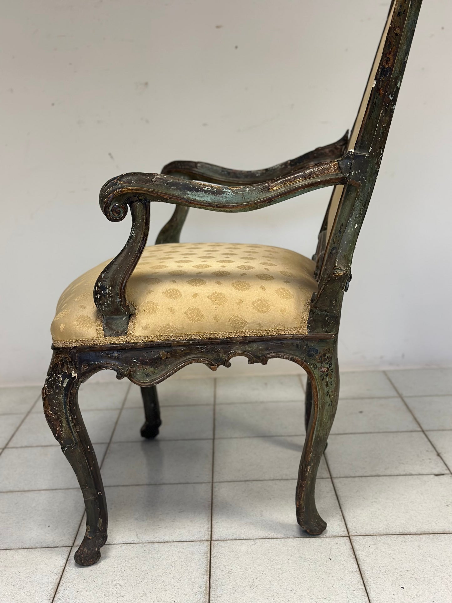 Poltrona Luigi XV Venezia prima metà XVIII secolo