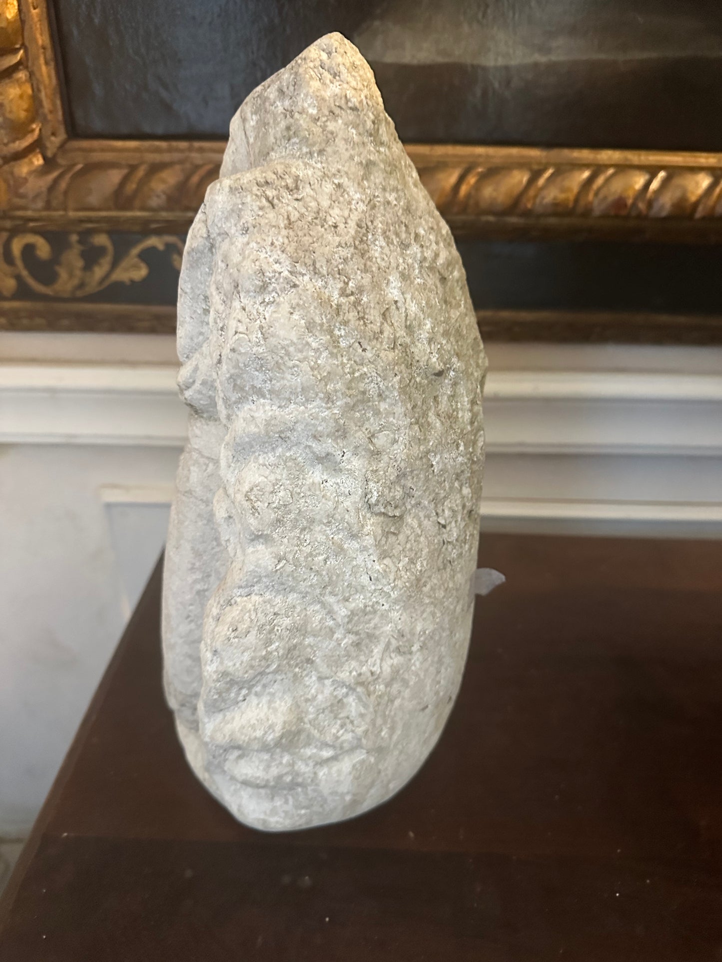 Madonna scultura in pietra fine 500