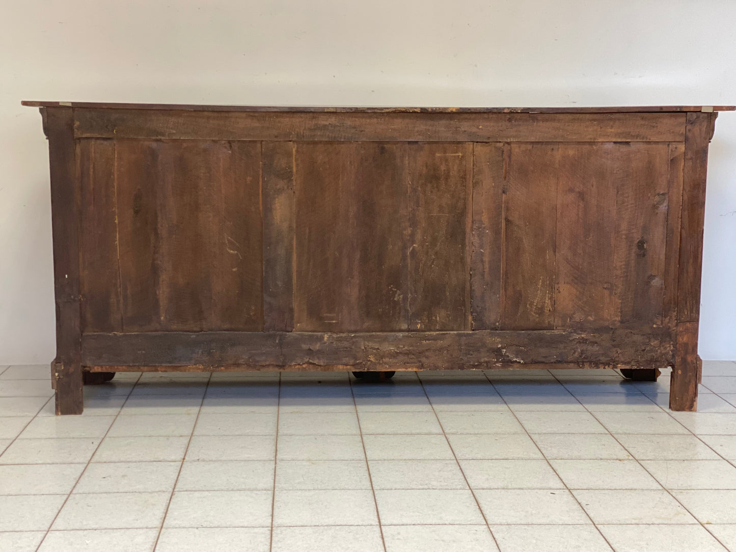 Charles X sideboard with four doors. 218 cm, 19th century