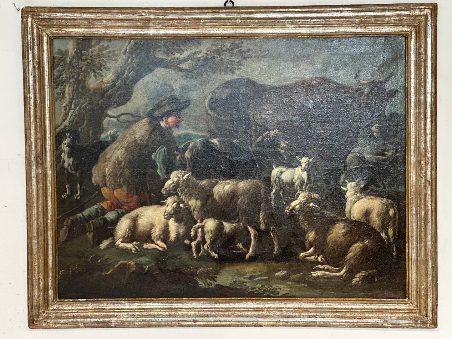 Philipp Peter Roos detto rosa da Tivoli . Francoforte 1657 / Roma 1706