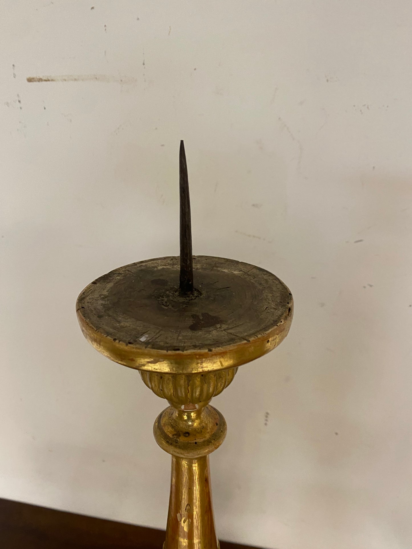 Coppia di candelieri primo impero . Inizio XIX secolo. 80 cm
