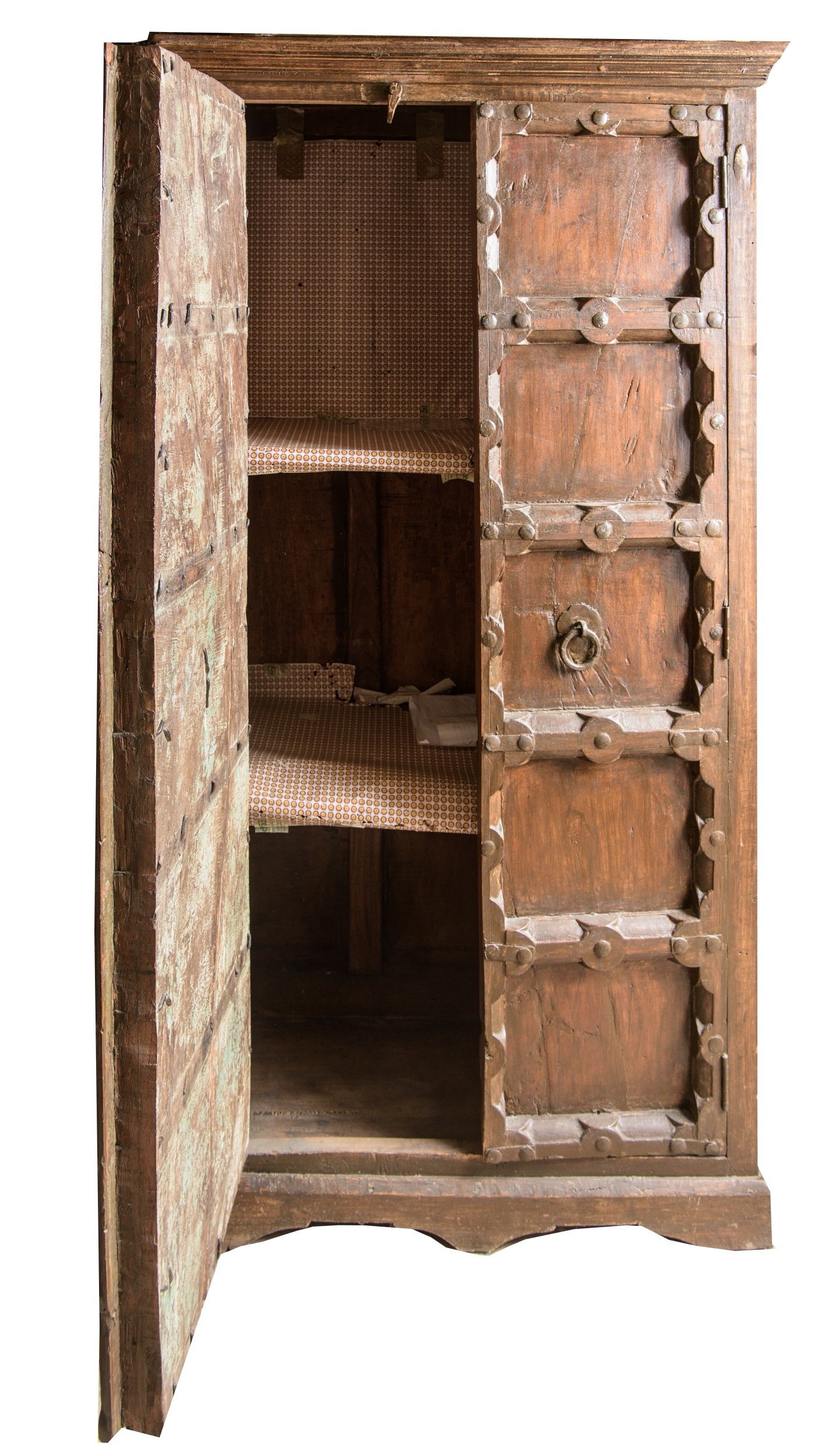Armadio due ante in legno di teak manifattura orientale primo 800