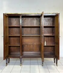 Libreria lastronata intarsiata Napoleone III
