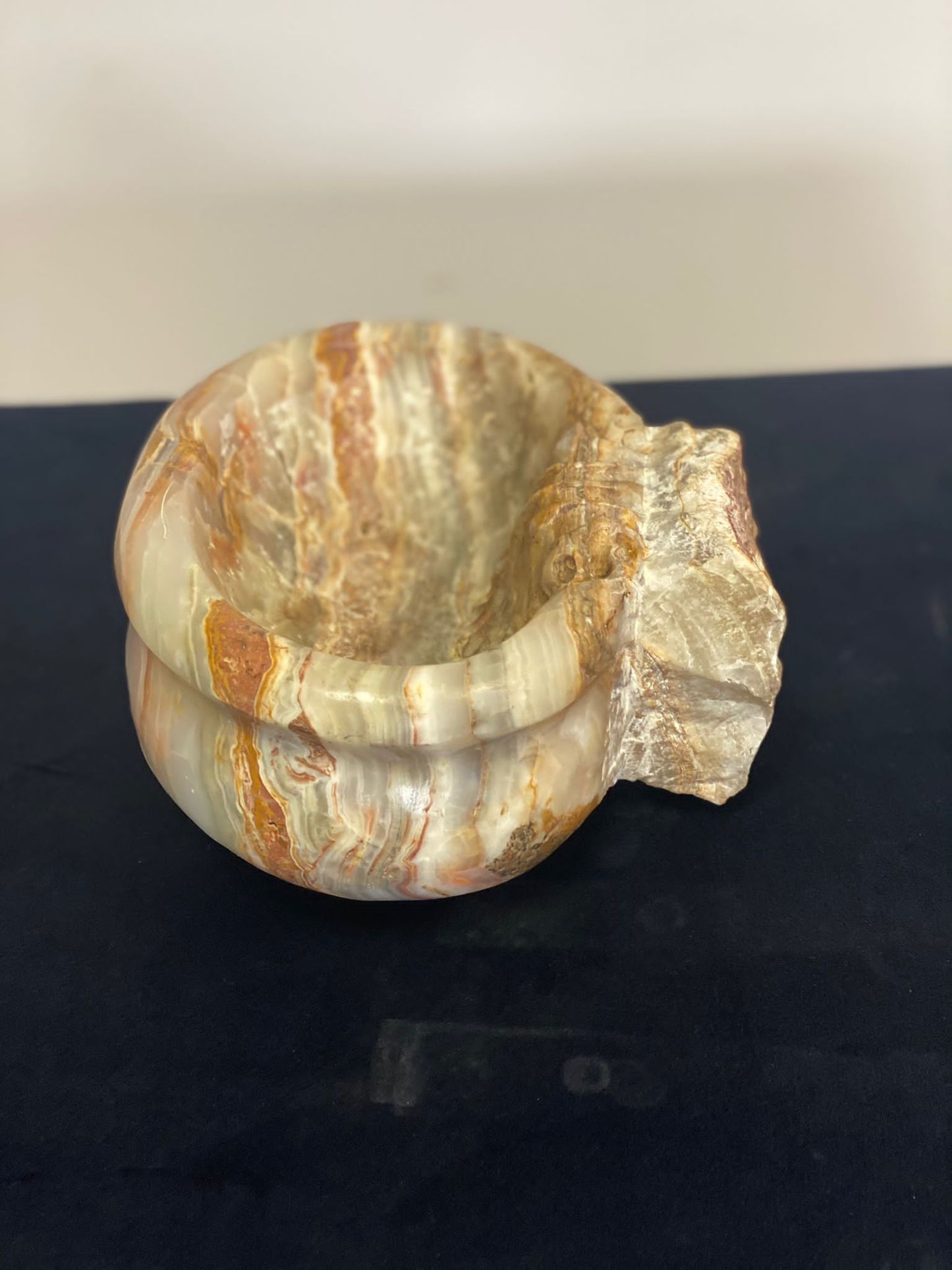 Marble holy water stoup. 19th century