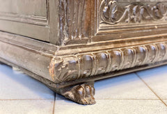 Cassapanca lombarda Brescia Bergamo . XVII secolo