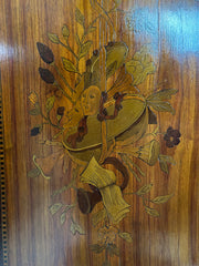 Libreria lastronata intarsiata Napoleone III