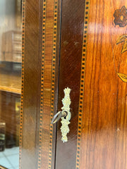 Libreria lastronata intarsiata Napoleone III