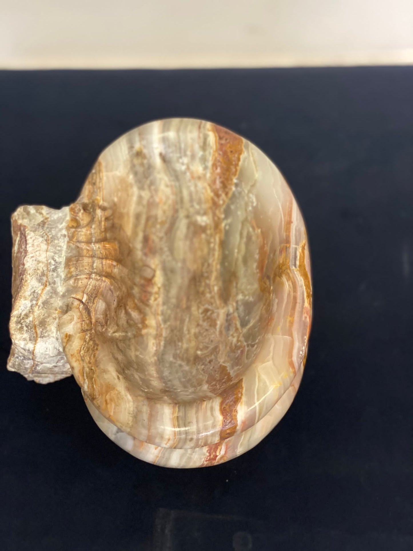 Marble holy water stoup. 19th century