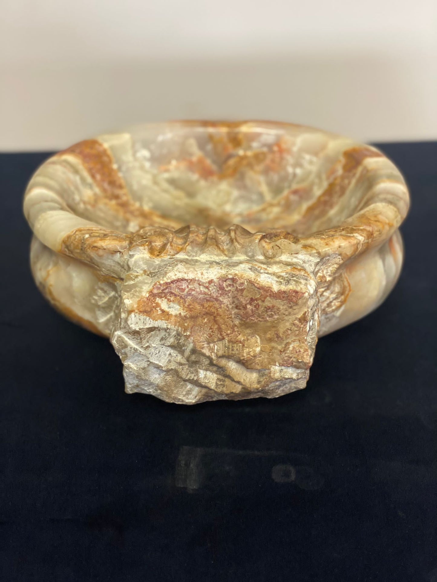 Marble holy water stoup. 19th century