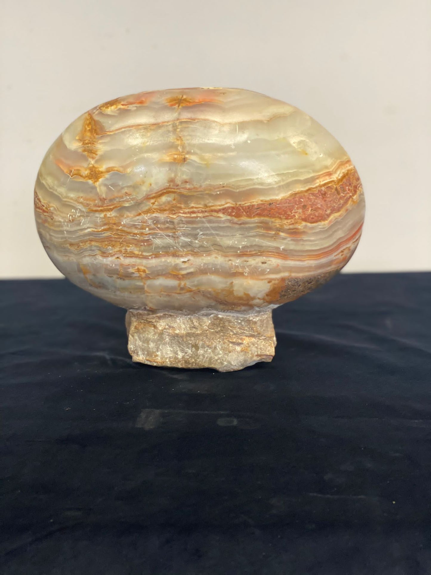 Marble holy water stoup. 19th century