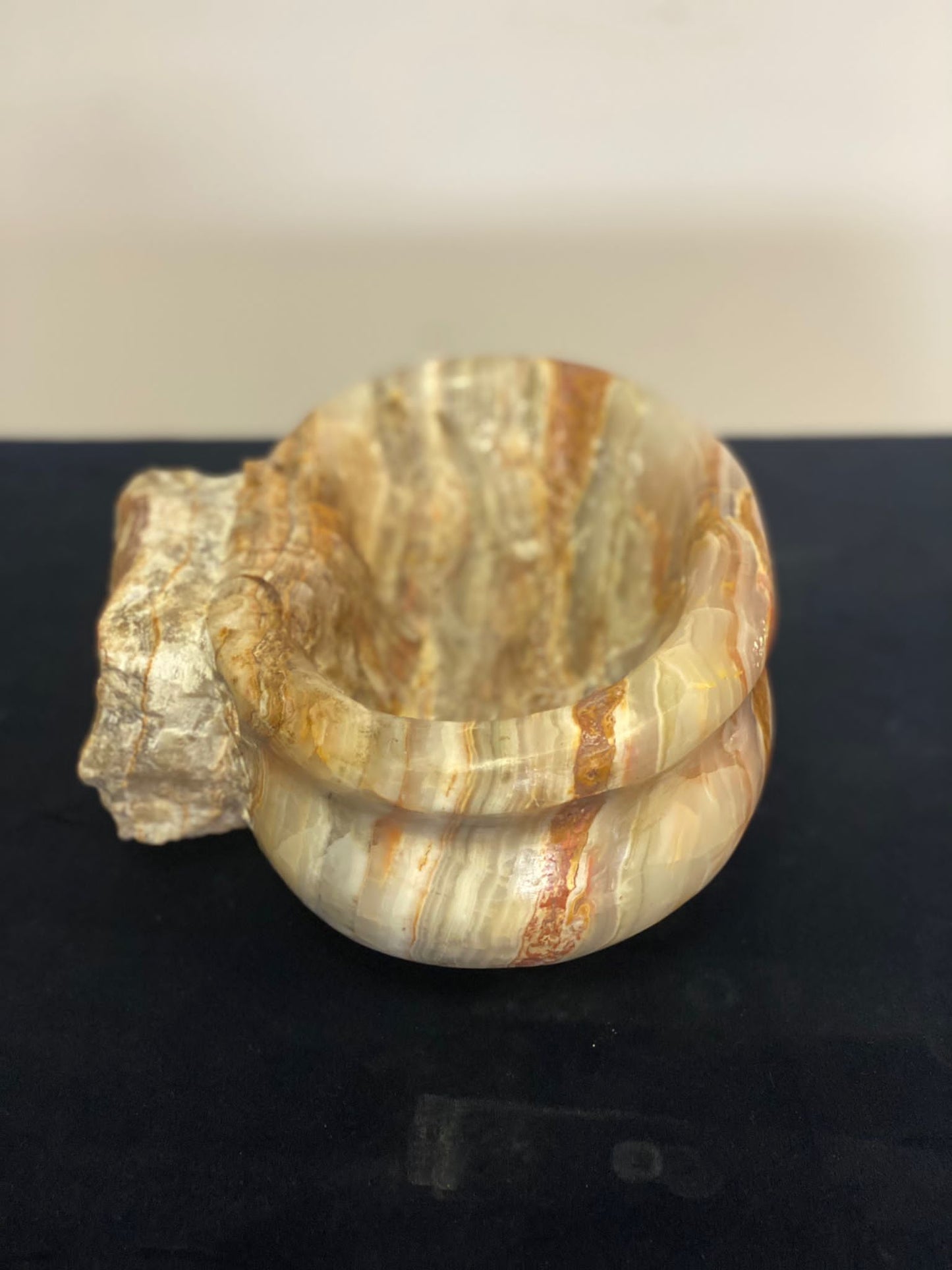 Marble holy water stoup. 19th century