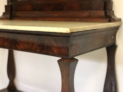 Consolles con specchiera coeva . Napoli periodo impero