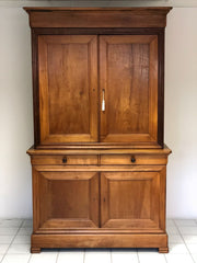 Credenza libreria Carlo X in ciliegio