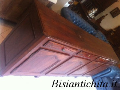 Credenza provenzale in ciliegio quattro porte
