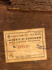 Cassettone lombardo direttorio lastronato intarsiato