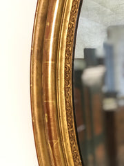 Specchiera luigi Filippo in legno dorato .XIX secolo