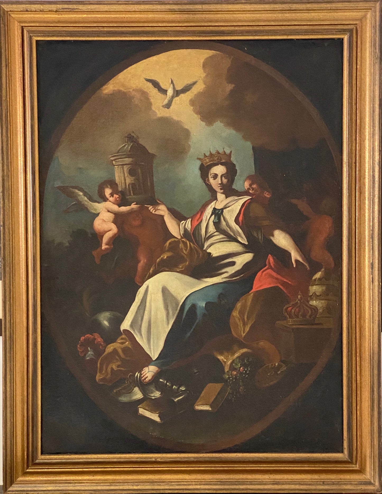 Allegory of the Triumph of Rome. Oil on canvas, 18th century