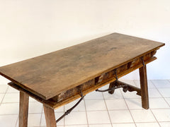 Tavolo scrittoio Luigi XIV a cavalletto epoca 600