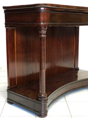 Consolle lombarda Carlo X noce . Restaurata
