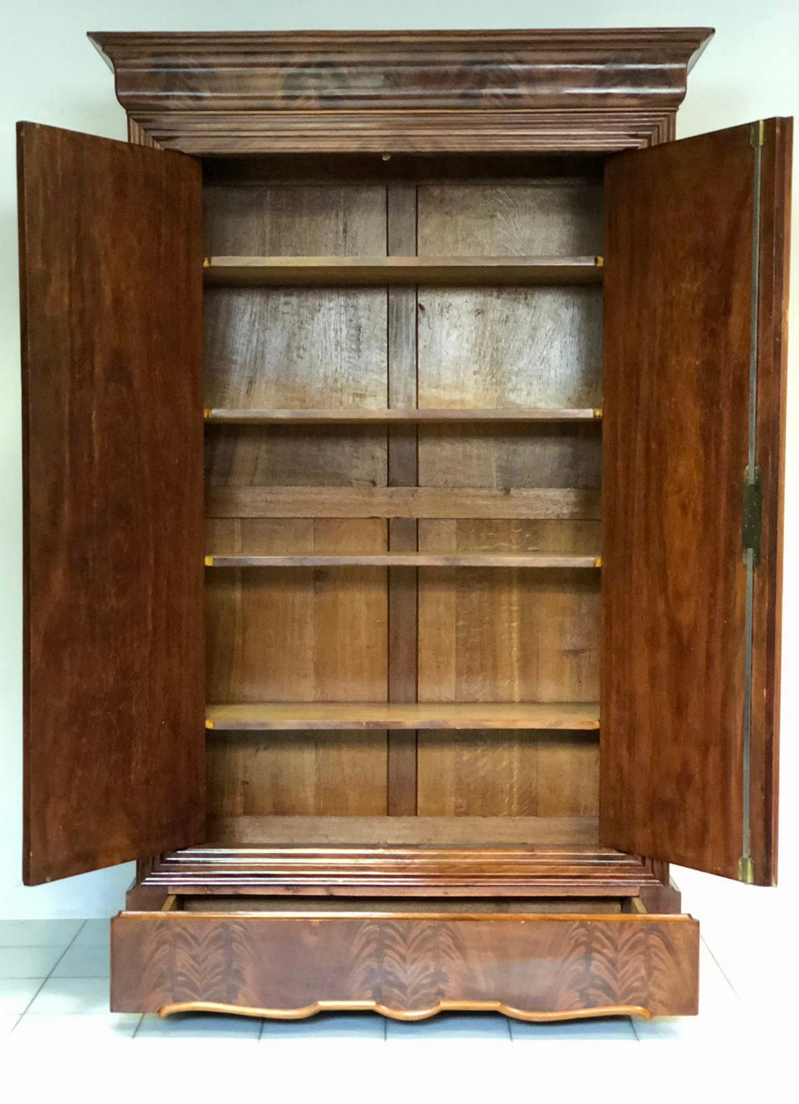 Charles X cabinet. 19th century. Restored