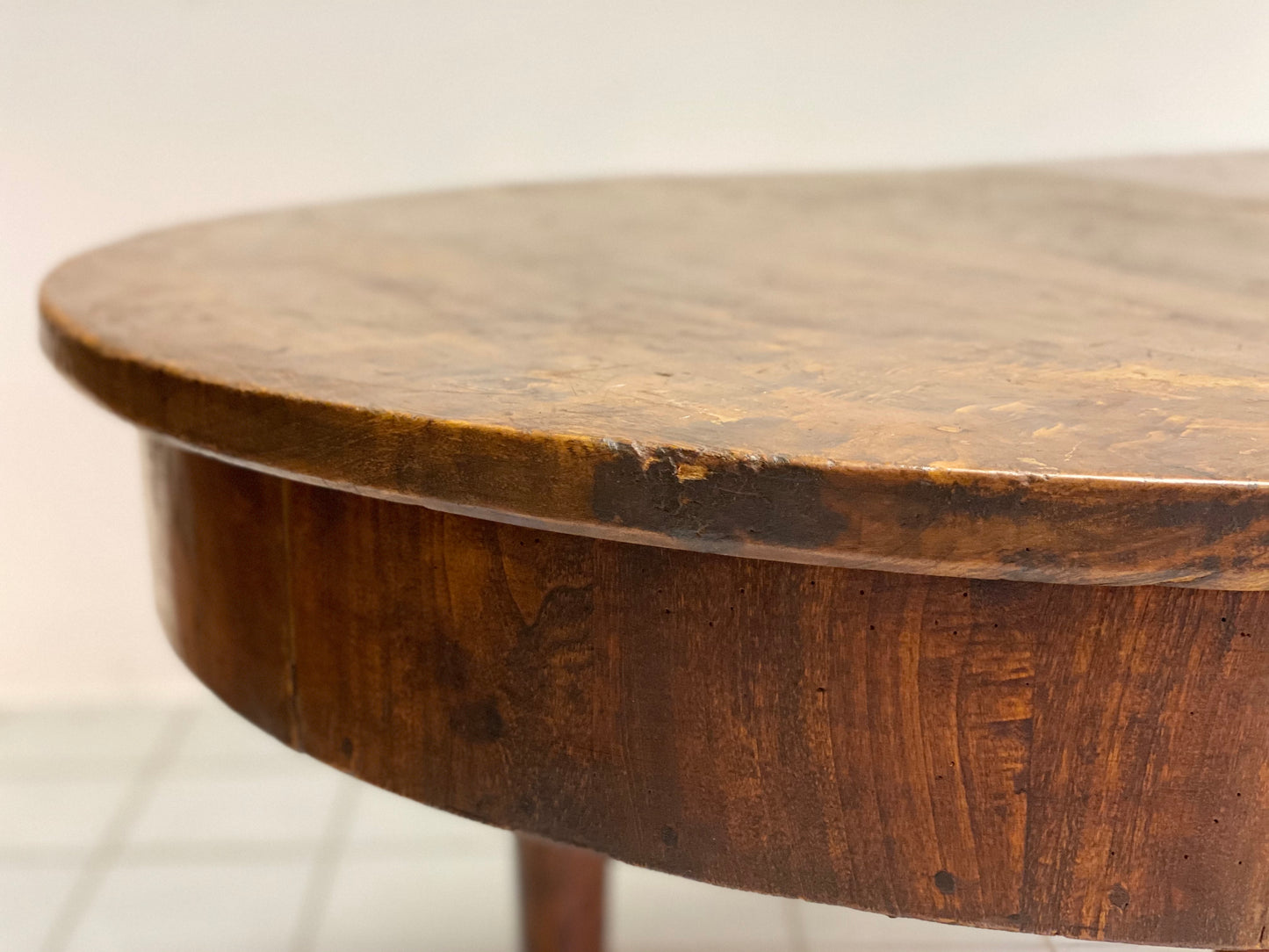 Extendable oval table elm Emilia 800