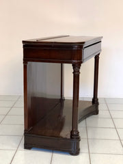 Consolle lombarda Carlo X noce . Restaurata