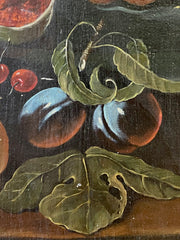 Olio su tela natura morta . Metà XIX secolo